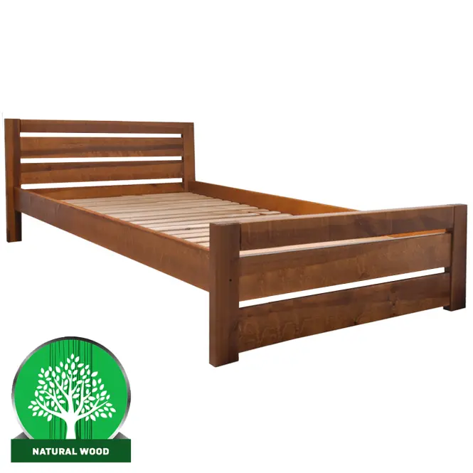 Posteľ  Oliwia 120x200 Drevo Buk Wyb. Dub
