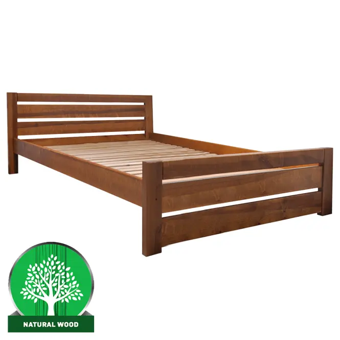 Posteľ  Oliwia 140x200 Drevo Buk Wyb. Dub
