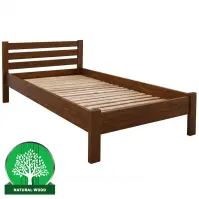Posteľ  Ewa 120x200 Drevo Buk Wyb. Dub