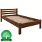Posteľ  Ewa 120x200 Drevo Buk Wyb. Dub
