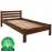 Posteľ  Ewa 140x200 Drevo Buk Wyb. Dub