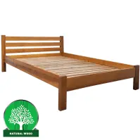 Posteľ  Ewa 160x200 Drevo Buk Wyb. Jeľša