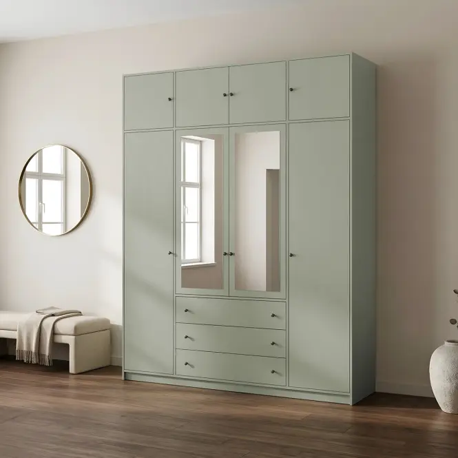 Nadstavec na skriňu Siena D4 Lux Eucalyptus