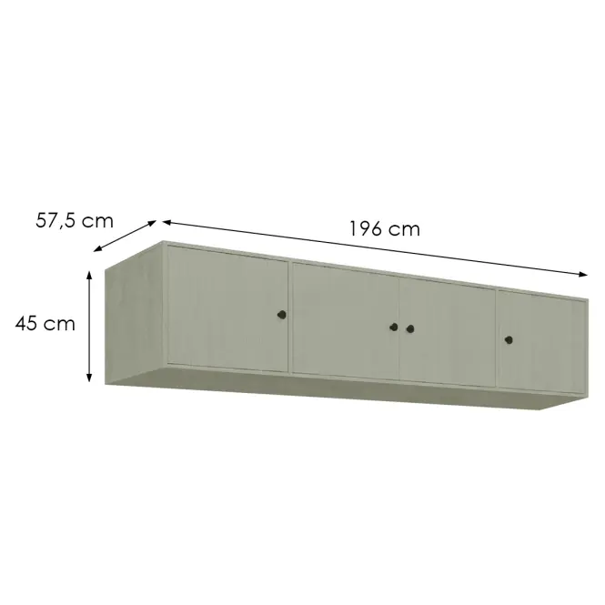 Nadstavec Siena D4 Lux Eucalyptus,2