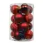 Sada 16 sklenených guliek 8cm – mix červená 9146580,2