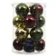 Sada 16 sklenených guliek 8cm – mix 9140867,2