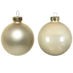 Sada 18 sklenených guliek 4cm – perla 9010446