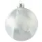 Sada 8 sklenených guliek 7cm – biely Ice 9140544