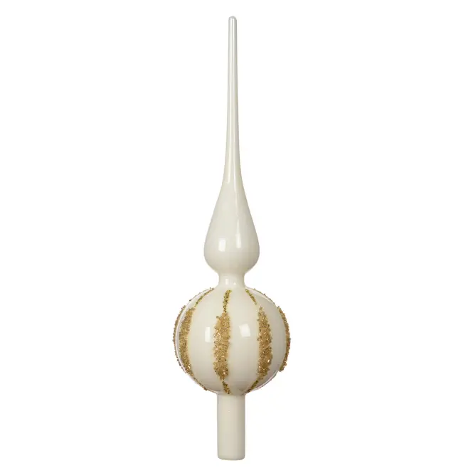 Sklenený špic na vianočný stromček 31cm – mix 9170261,5