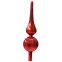 Sklenený špic na vianočný stromček 31cm – mix červená 9170224,4