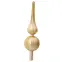 Sklenený špic na vianočný stromček 31cm – mix zlatý 9170226,5