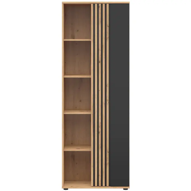 Regál Vabres Artisan/Čierna 1d,3
