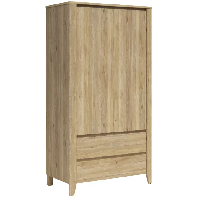 Skriňa Sawira Ii 106,5 Cm - Dub Mauvella, Dvojdverový, Zásuvky