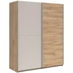 Skriňa Chuck 170 Cm – Dub Mauvella/Kašmír, Dvojdverový