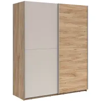 Skriňa Chuck 170 Cm – Dub Mauvella/Kašmír, Dvojdverový