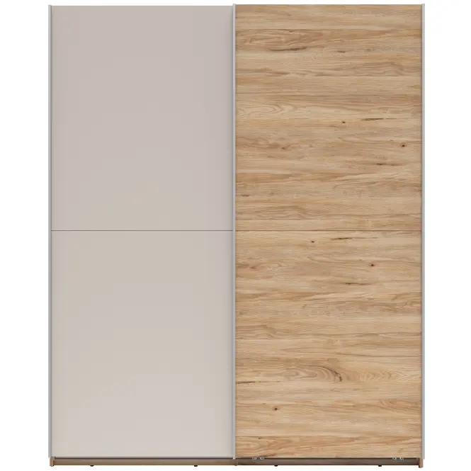 Skriňa Chuck 170 Cm – Dub Mauvella/Kašmír, Dvojdverový,3