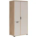 Skriňa Chuck 90 Cm – Dub Mauvella/Kašmír,Trojdverový