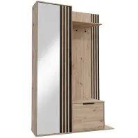Predsieňový nábytok Amber 140 Artisan /Čierna