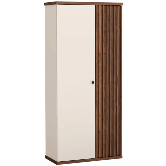 Skriňa Cali C-1 86,4cm – Kašmír/Orech, Lamely, Dvojdverový