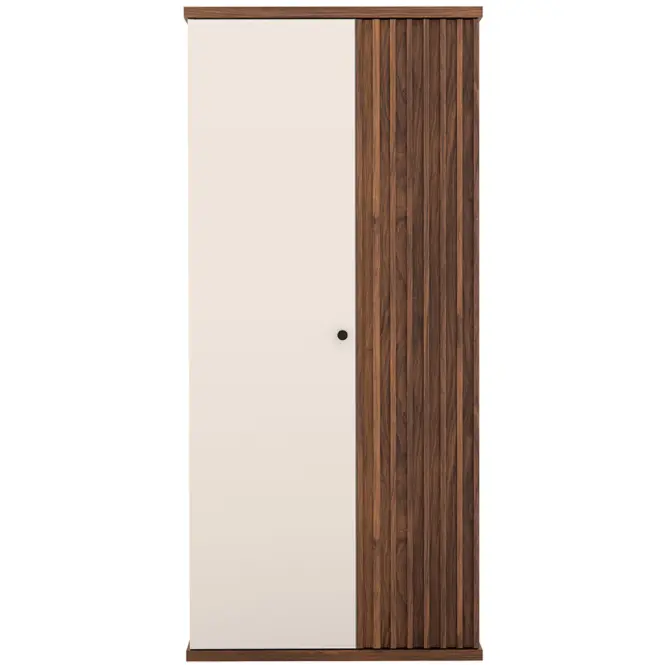 Skriňa Cali C-1 86,4cm – Kašmír/Orech, Lamely, Dvojdverový