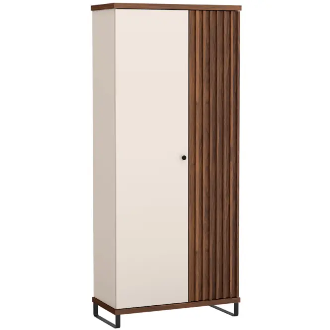 Skriňa Cali C-1 86,4cm – Kašmír/Orech, Lamely, Dvojdverový,4