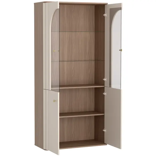 Vitrína Enzo Eo4 91cm – Bolivar, Lamely, Dvojdverový