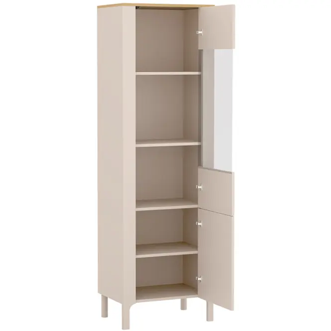 Vitrína Marbella Ma4 59,6cm – Kašmír, Dvojdverový