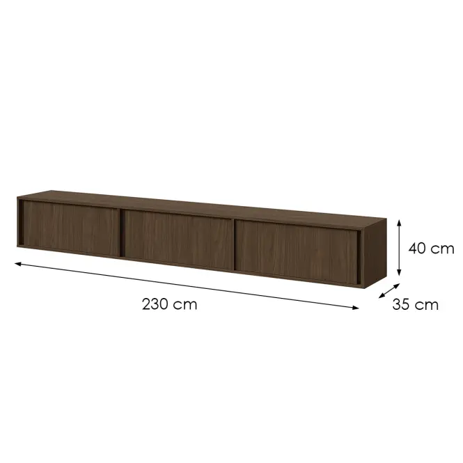 Tv Stolík Velor Orech Villa