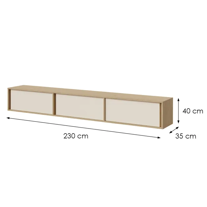 Tv Stolík Velor Dub Jarný/Macadamia,2