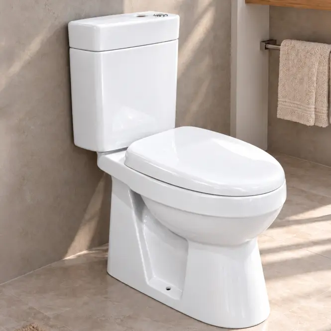 WC Kombi horizontálny Karo s umývadlom a batériou