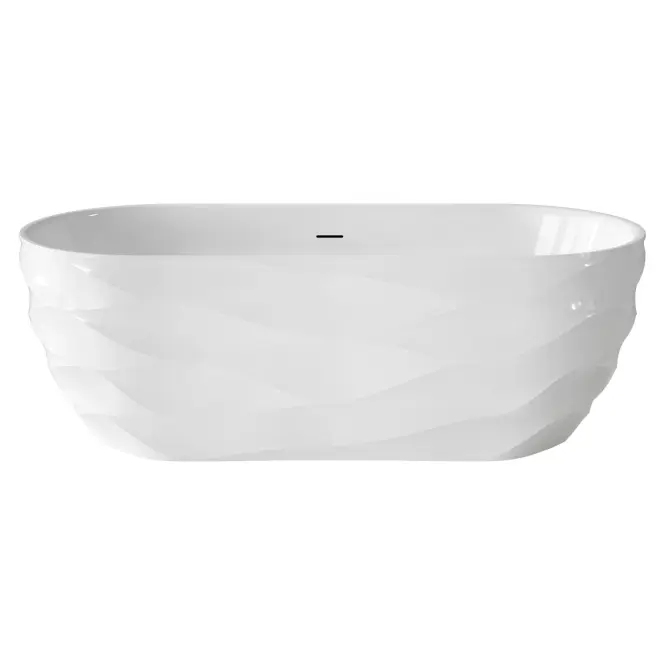 Voľne stojaca vaňa Glamour 170x75x58 white