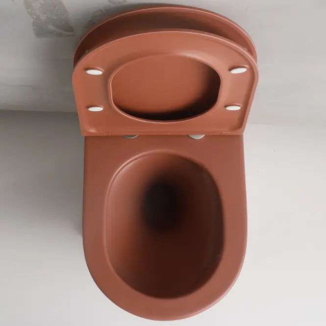 Závesná WC misa Elena brick matt s voľne padajúcou doskou,5