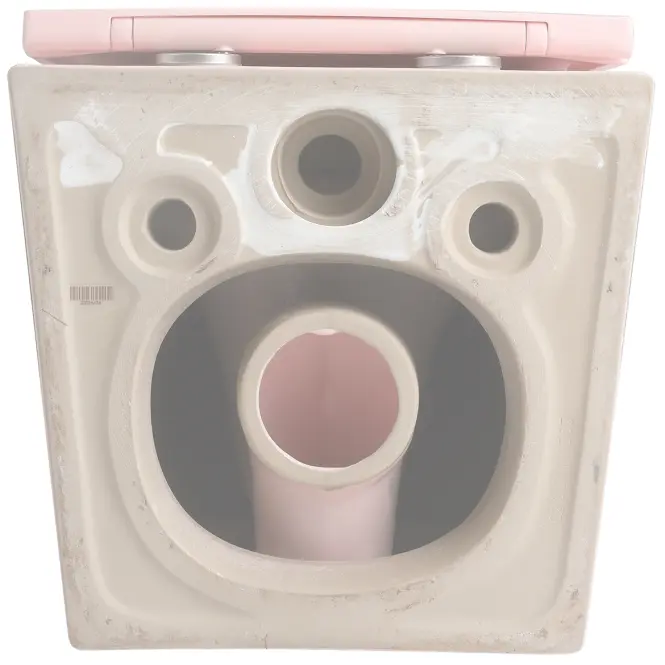 Závesná WC misa Elena light pink matt s voľne padajúcou doskou,6