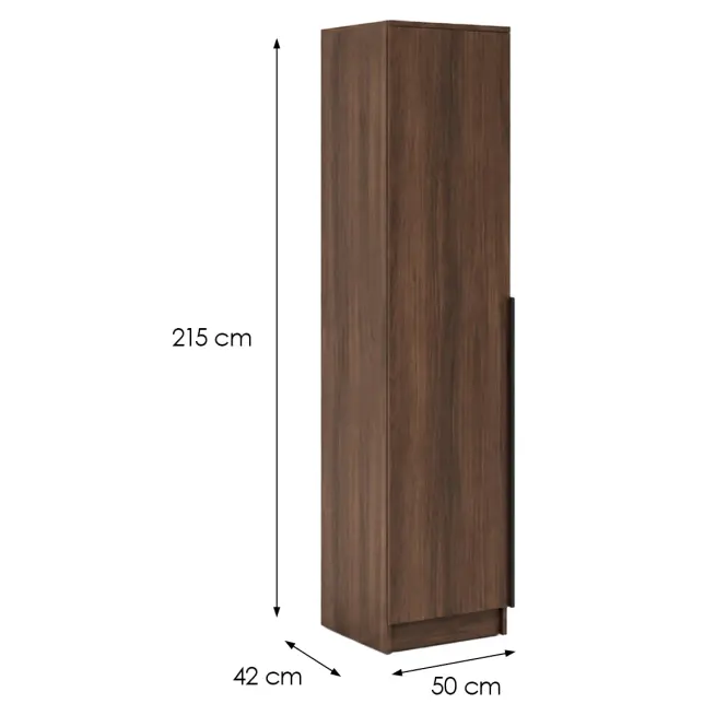 Skriňa Riva 50cm - Dub Catania, Jednodverový,2