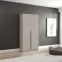 Skriňa Riva 100cm - Kašmír, Dvojdverový,3