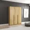 Skriňa Riva 150cm - Craft Zlatý, Trojdverový,3