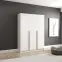 Skriňa Riva 150cm - Biely, Trojdverový,4
