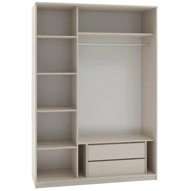 Skriňa Riva 150cm - Kašmír, Trojdverový,3