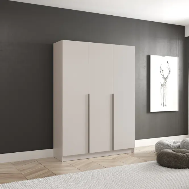 Skriňa Riva 150cm - Kašmír, Trojdverový,4