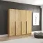Skriňa Riva 200cm - Craft Zlatý, Štvordverový,4