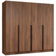 Skriňa Riva 200cm - Dub Catania, Štvordverový