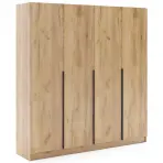 Skriňa Riva 200cm - Craft Zlatý, Štvordverový