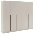 Skriňa Riva 250cm - Kašmír, Päťdverový