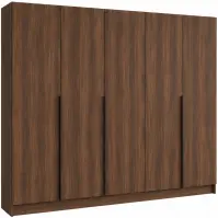 Skriňa Riva 250cm - Dub Catania, Päťdverový