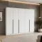 Skriňa Riva 250cm - Biely, Päťdverový,3