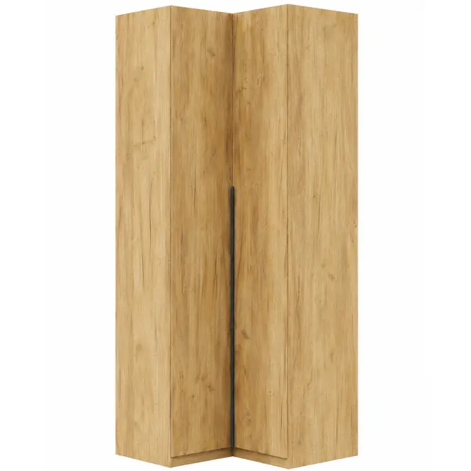 Skriňa Naroża Riva 100cm Craft Zlatý, Dvojdverový