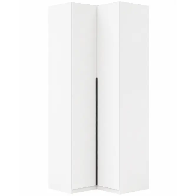 Skriňa Naroża Riva 100cm Biely, Dvojdverový