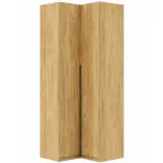 Skriňa Naroża Riva 100cm Craft Zlatý, Dvojdverový