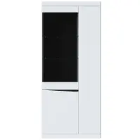 Vitrína 3D Turino Neo Turv01 U035 Biely Alpin/Sz.Grafit Pvc/