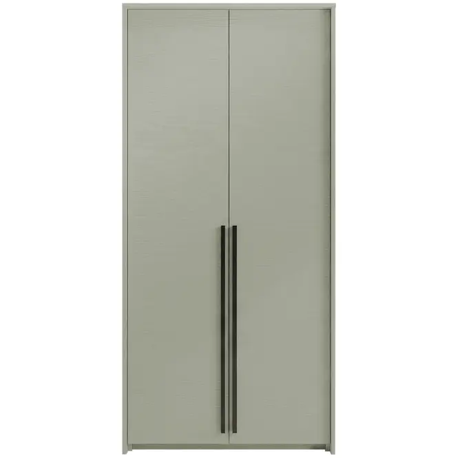 Skriňa Genua D-Lux 105cm – Eucalyptus, Dvojdverový,3